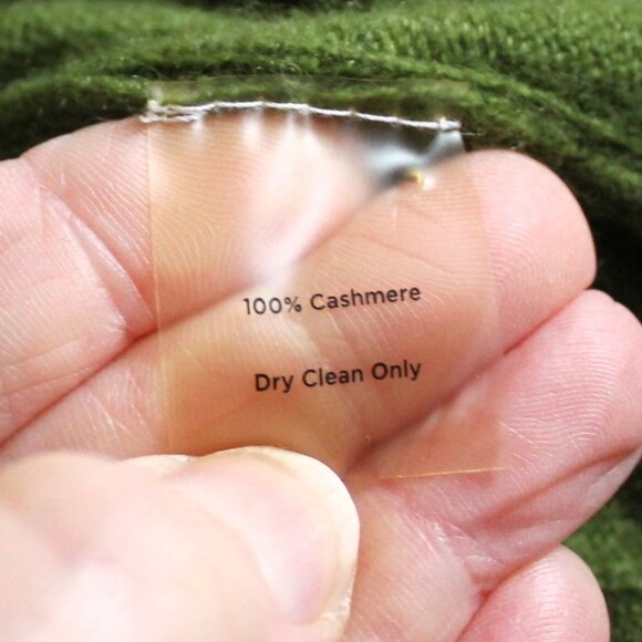 Talbots Pure Cashmere Green Cardigan, Petite Small (fits like PXS) - Picture 8 of 8